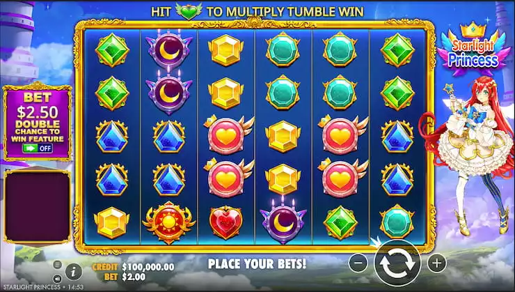 Pesona Putri Langit yang Bikin Betah di Starlight Princess