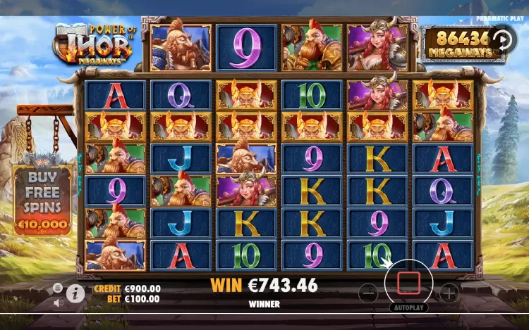 Sambaran Petir Bawa Hoki Gede Power of Thor Megaways